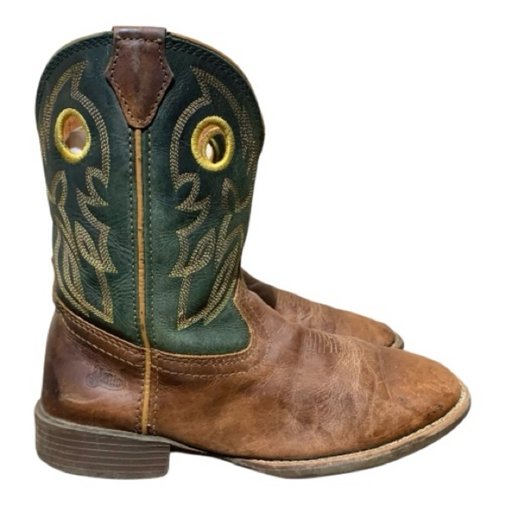 Kids Justin Boot Co. #JK7520 Bowline Junior Sq Toe Boots Size 5D